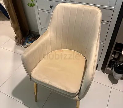 Modern Velvet Armchair with Gold Legs
