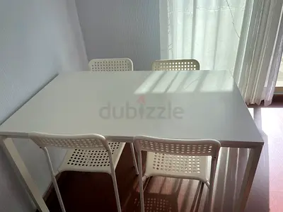 IKEA table and 4 chairs