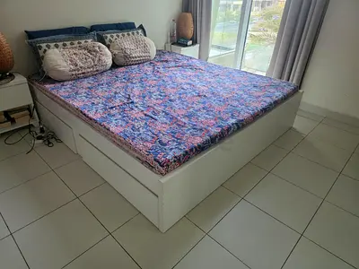 Bed with storage & with mattress for sale