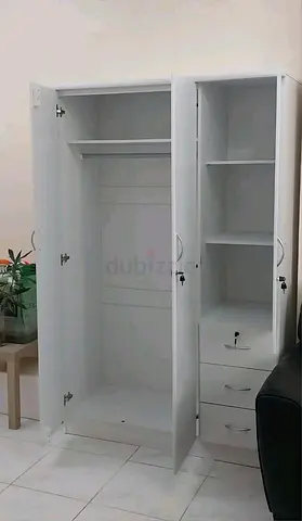 3door wardrobe white colour new made in Thailand 🇹🇭