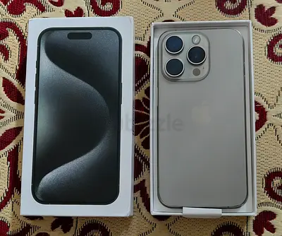 Iphone 15 pro 256 gb LLA model with complete box 95 🔋