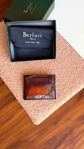 *BERLUTI* Bambou Card Holder Venezia Calf Leather * *VIP QUALITY*