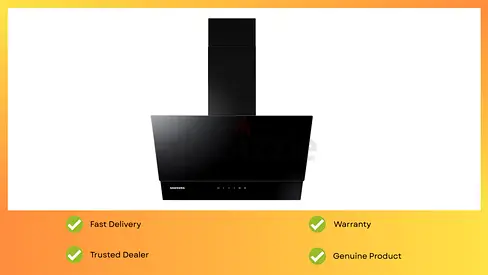 Samsung Kitchen Hood Wall-mount with Power Ventilation in Black - 1 Year warranty