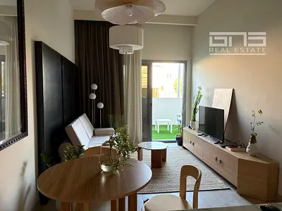 شقة مفروشة بالكامل بغرفة نوم واحدة + غرفة دراسة | تصميم واسع | مساكن بالي