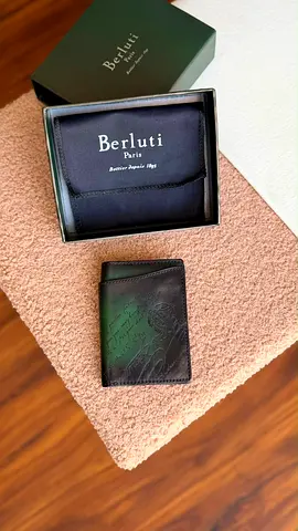 *BERLUTI* Jagua Card Holder Venezia Calf Leather *
