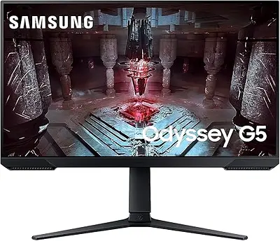 Samsung Odyssey G5 Flat 32 Inch 165Hz QHD 2560x1440 1ms AMD FreeSync Gaming Monitor