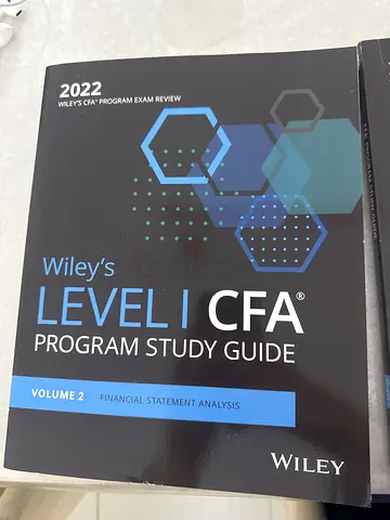 Wiley's Level I CFA Program Study Guide 2022 Volume 2,3,4 and 5