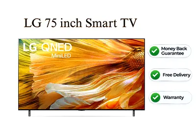 LG 75 Inch QNED90 4K Cinema ThinQ AI Mini LED Smart TV