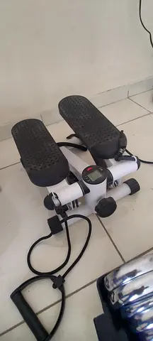 Compact Mini Stepper with Resistance Bands - Light Home Cardio Machine