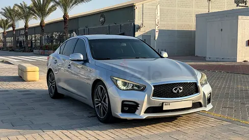 2014 Infiniti Q50 Blue Sport Hybrid GCC Specs