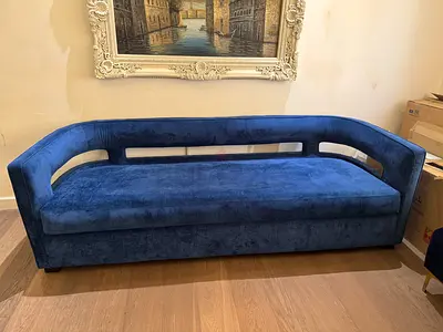 Danube Home 4 seater sofa, navy blue