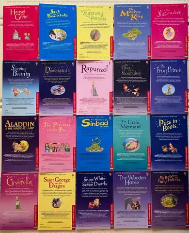 20 usborne series 1 kids books