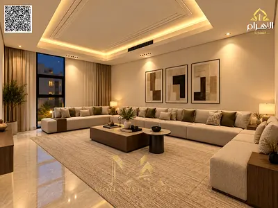 شامل التسجيل والكهرباء والماء والمكيفات | 4 ماستر طابقين وروف