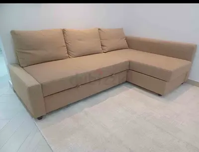 IKEA L shap Sofa store cum bed you can fix