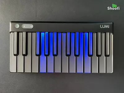 LUMI 25-key Portable MIDI Keyboard with Light-Up Keys