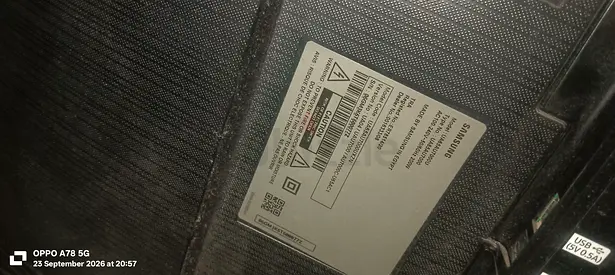 Samsung LED TV (model details on label) - good working condition
