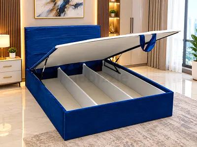 Queen Bed Hydraulic Storage Bed