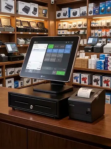 Complete POS System with Touchscreen, Cash Drawer and Receipt Printer - Ready to install