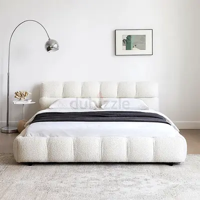 New High Quality Fabric Luxury King size 180x200 Bed included spring Top Memory foam matress Availab