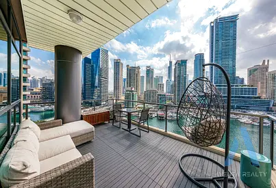 Fully Upgraded | Rare Layout | Full Marina View
