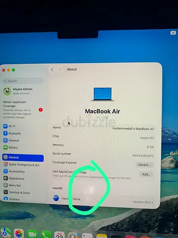 Apple MacBook Air M2 2022 Model A2681