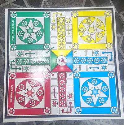 Classic Ludo Board Game - Complete Set