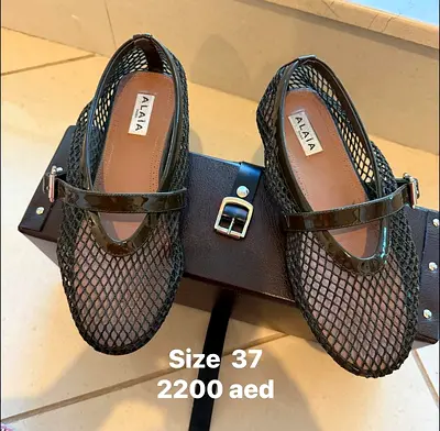 Authentic Alaia Mesh flats size 37