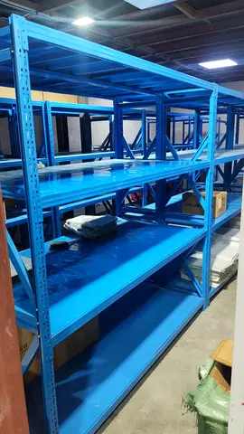 Heavy-duty Boltless Warehouse Shelving Rack - Blue, Multiple Levels 200*50*200 cm