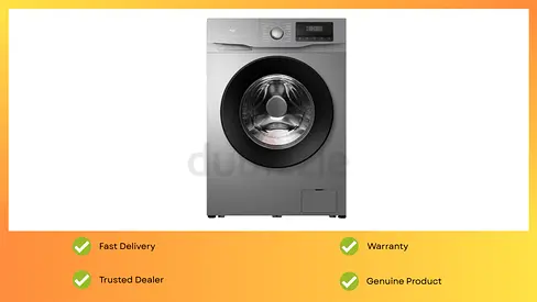 TCL 7 Kg Washing Machine Front Load  With LED Display, Digital Inverter Motor Honeycomb Drum
