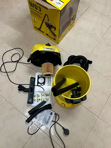 Karcher WD 3 Wet And Dry. Vacuum Cleaner 17L 1000W almost new-YES AVAILABLE