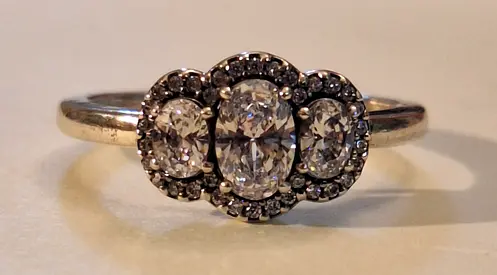 Original Pandora 3 stone ring