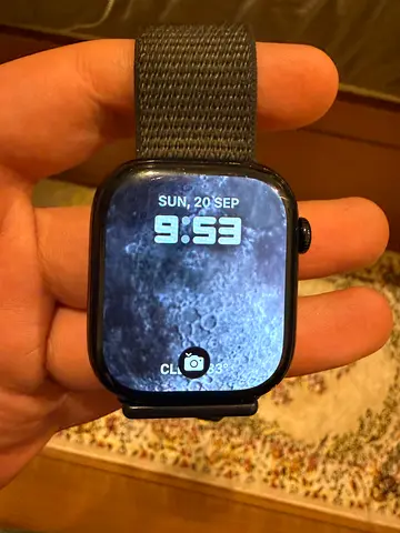 Used Apple Watch Series 10 (46mm) Space Black with Nylon Loop - Good Condition