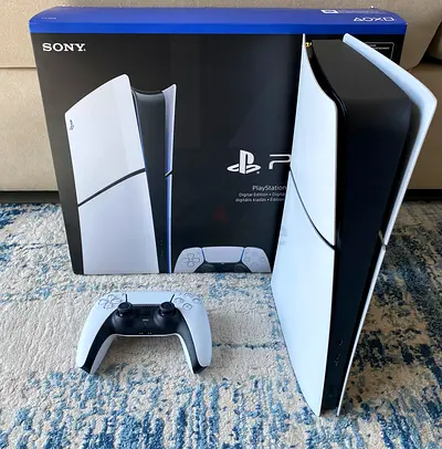 Sony PS5 Slim 1Tb Digital Edition With 1 Controller and Box