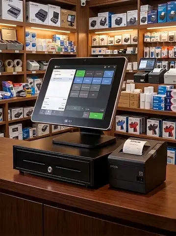 Complete POS Terminal Bundle — Touchscreen, Cash Drawer & Receipt Printer