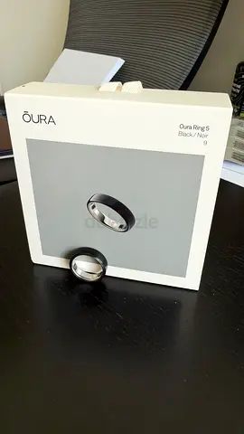 Oura Ring 5 - Black, size 9