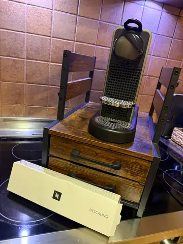 Nespresso Machine with Stand