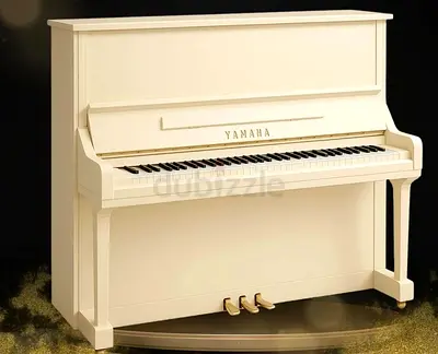 Yamaha U1 Upright Piano - Rare Beige Finish (Pristine Condition)