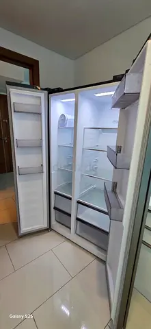 Hoover side-by-side fridge freezer