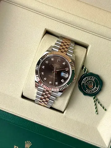 Rolex Datejust Jubilee Chocolate face 41mm