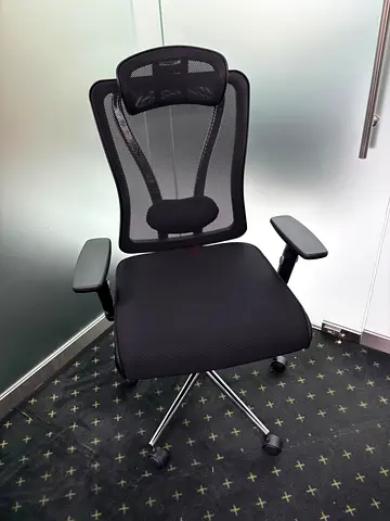 Ergonomic Black Mesh Office Chair with Adjustable armrests