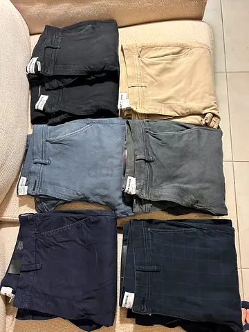 Men’s pants W32 / L34 slim fit - bundle offer