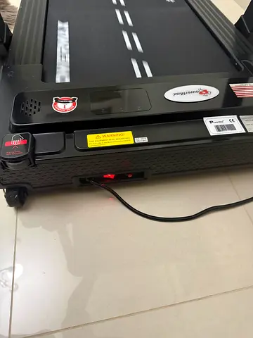 PowerMax Foldable Treadmill with Safety Key