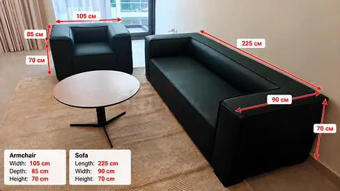 Brand New Sofa and armchair for 1600