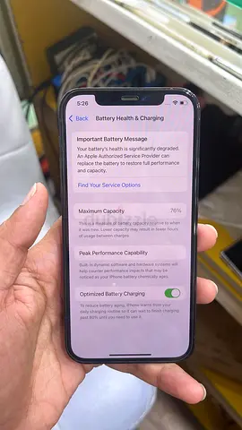 iPhone 12 pro with 76% Battery Health - Good Working Condition
