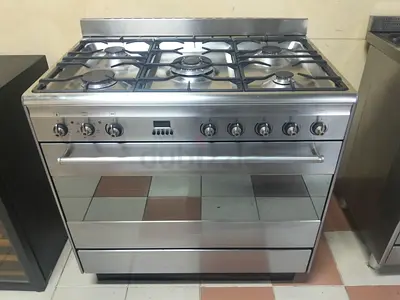 Smeg top gas oven electric stove 90cm