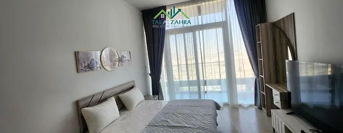 Furnished Studio | Bloom Tower C | Balcony & Skyline View