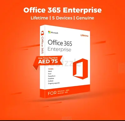 Microsoft Office 365  Lifetime - 5 Devices (Genuine)