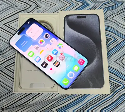 I PHONE 15 PRO MAX 256GB BLUE TITANIUM WITH BOX