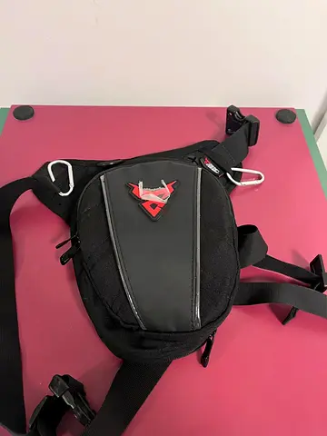 Compact MotoCentric Tactical Leg Bag / Utility Waist Pack for Riders