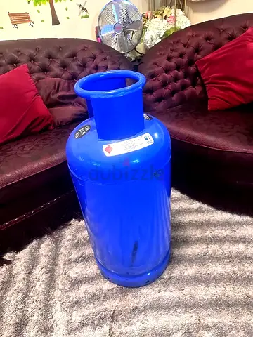 Blue LPG Gas Cylinder - Good Condition, Ready to Use - 50 LB / 26 KG (Large) for Sale